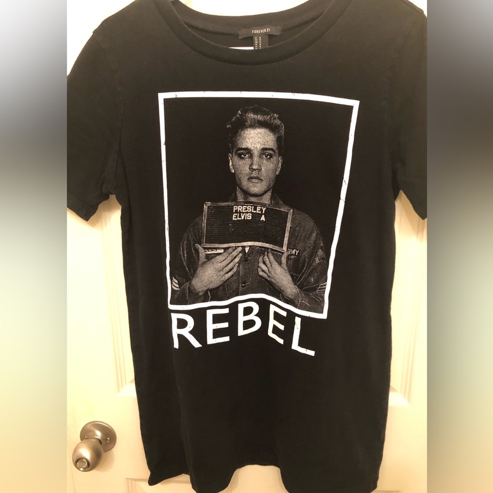 Elvis ⚡️black rebel short sleeve t-shirt⚡️⚡️